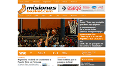 Desktop Screenshot of misionesbasket.com